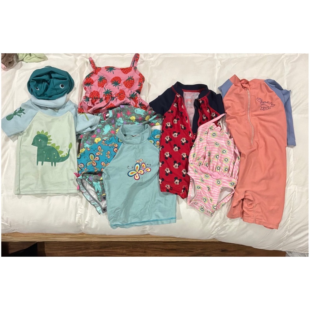 Hanna Andersson Disney Circo Swimwear Bundle Baby Toddler Mixed Sizes Multicolor